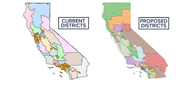 Del Norte goes RED. State Goes BLUE on Proposition 50.