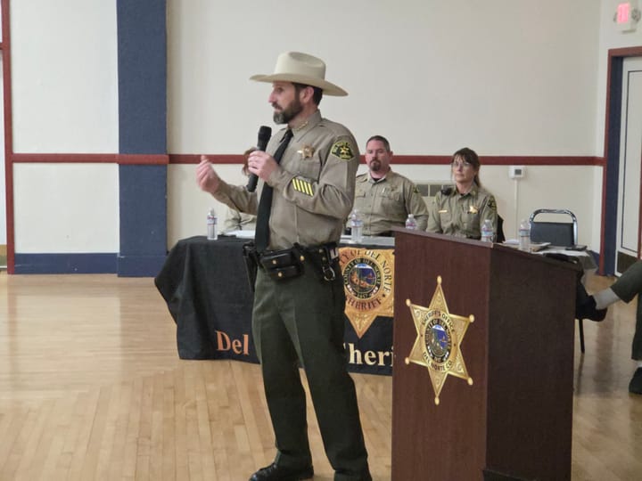 Sheriff Scott Outlines Priorities at First Town Hall