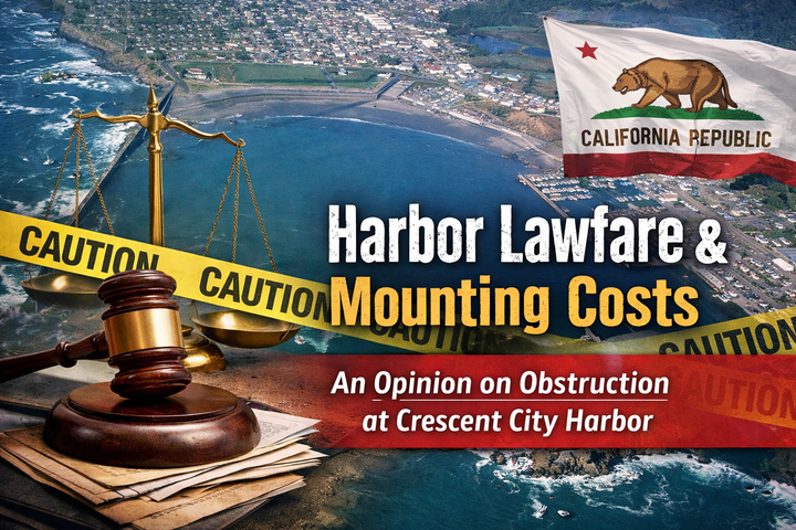 OPIONION: Obstruction, Delays, and Lawfare Litter the Landscape at the Crescent City Harbor